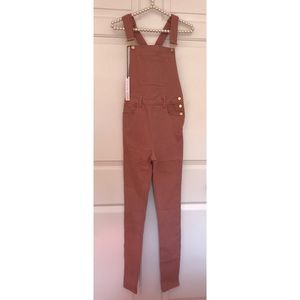 SSO by Danielle High Rise Skinny Overalls XS
